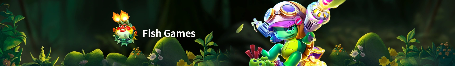 Colorful underwater fishing game interface at wjevo
